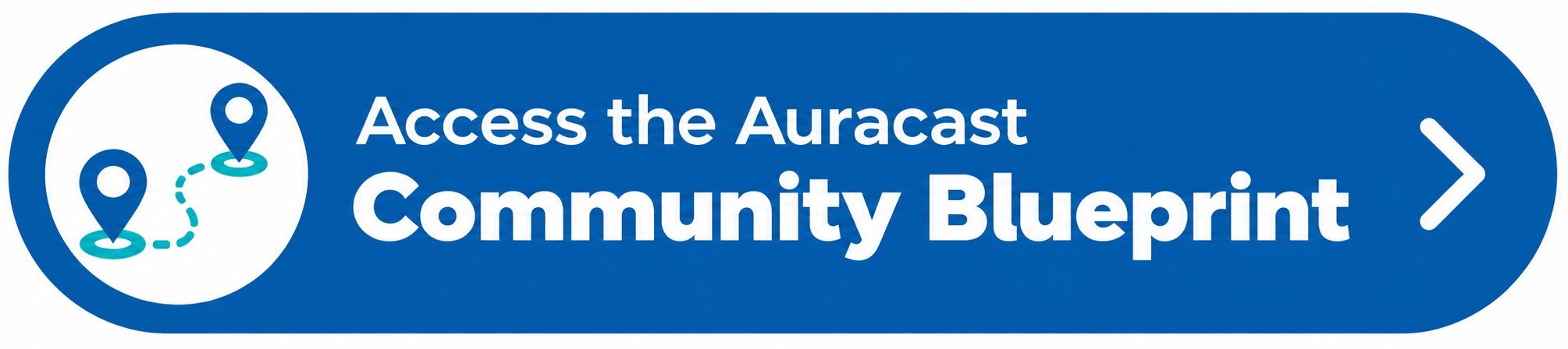 Dark blue Auracast community blueprint button Dark blue Auracast community blueprint button